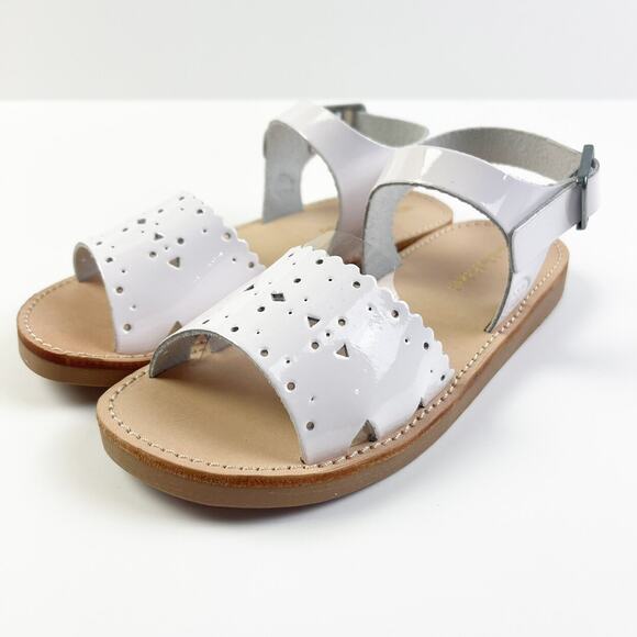 New! Freshly Picked White Patent Laguna Sandals 12 - Picture 2 of 5